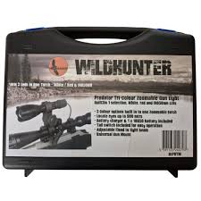 WildHunter New* Predator 950m Zoomable Tri Colour L.E.D Gun Light RED,WHITE And IR