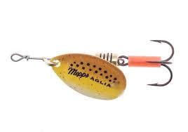 Mepps Aglia Fluo Brown Spinner size 2