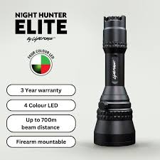 Lightforce Night Hunter Elite 4 Colour Hunting Led Torch Kit - 1200 Lumens Flashlight #By Lightforce