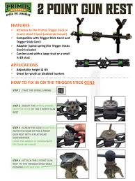 Primos | 2 Point Gun Rest for Trigger Sticks by Primos