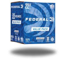 Federal  .22LR 36GR Bulk Pack  525 Rounds