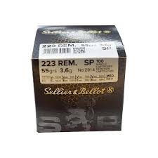 Sellier & Bellot .223 55gr Soft Point  (100 rounds) /Box