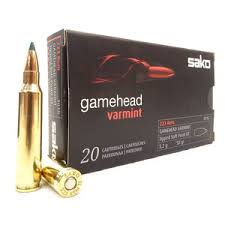 SAKO .223 GAMEHEAD VARMINT BALLISTIC TIP  20 Rounds/Box