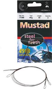 Mustad Wire Traces Steel For Teeth