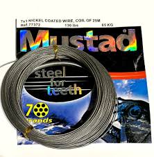mustad nickle coated wire coil