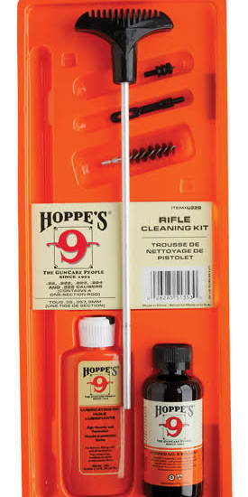 HOPPES 9 RIFLE CLEANING KIT .22 CALIBER