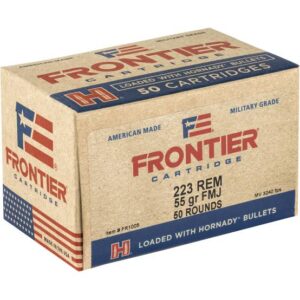 Hornady Frontier .223 55g FMJ 50 Rounds Per Box FULL METAL JACKET Target