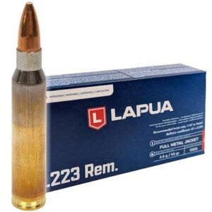 LAPUA .223 Rem (55 gr) FMJ 60  Rounds  Target
