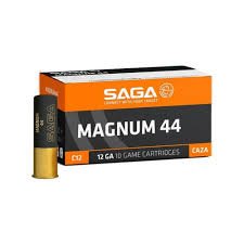 SAGA  Magnum 12 Gauge 44 Gram 00's Plastic Wad Shotgun Cartridge